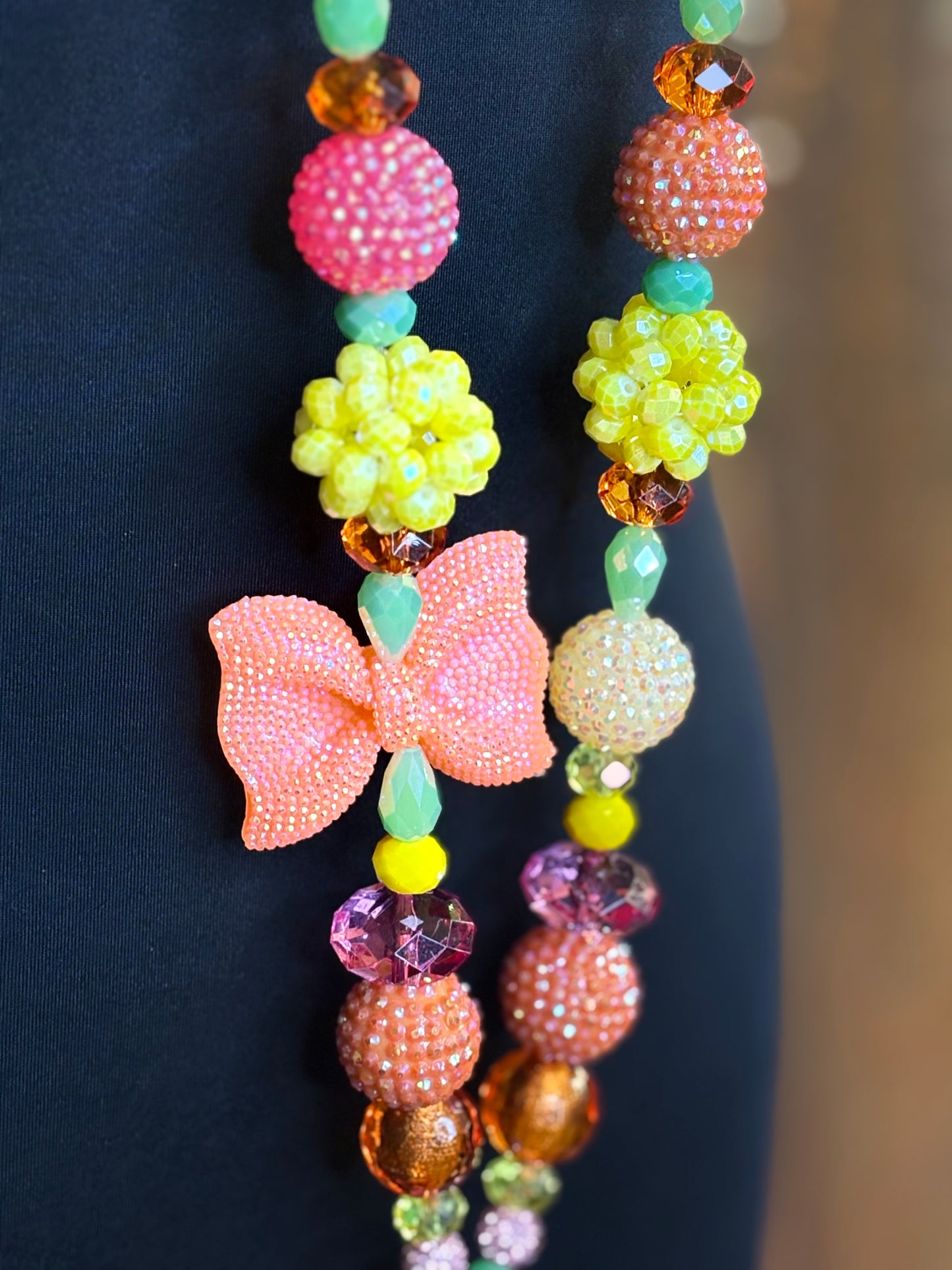 Multicolored Bow Candy - Tassel