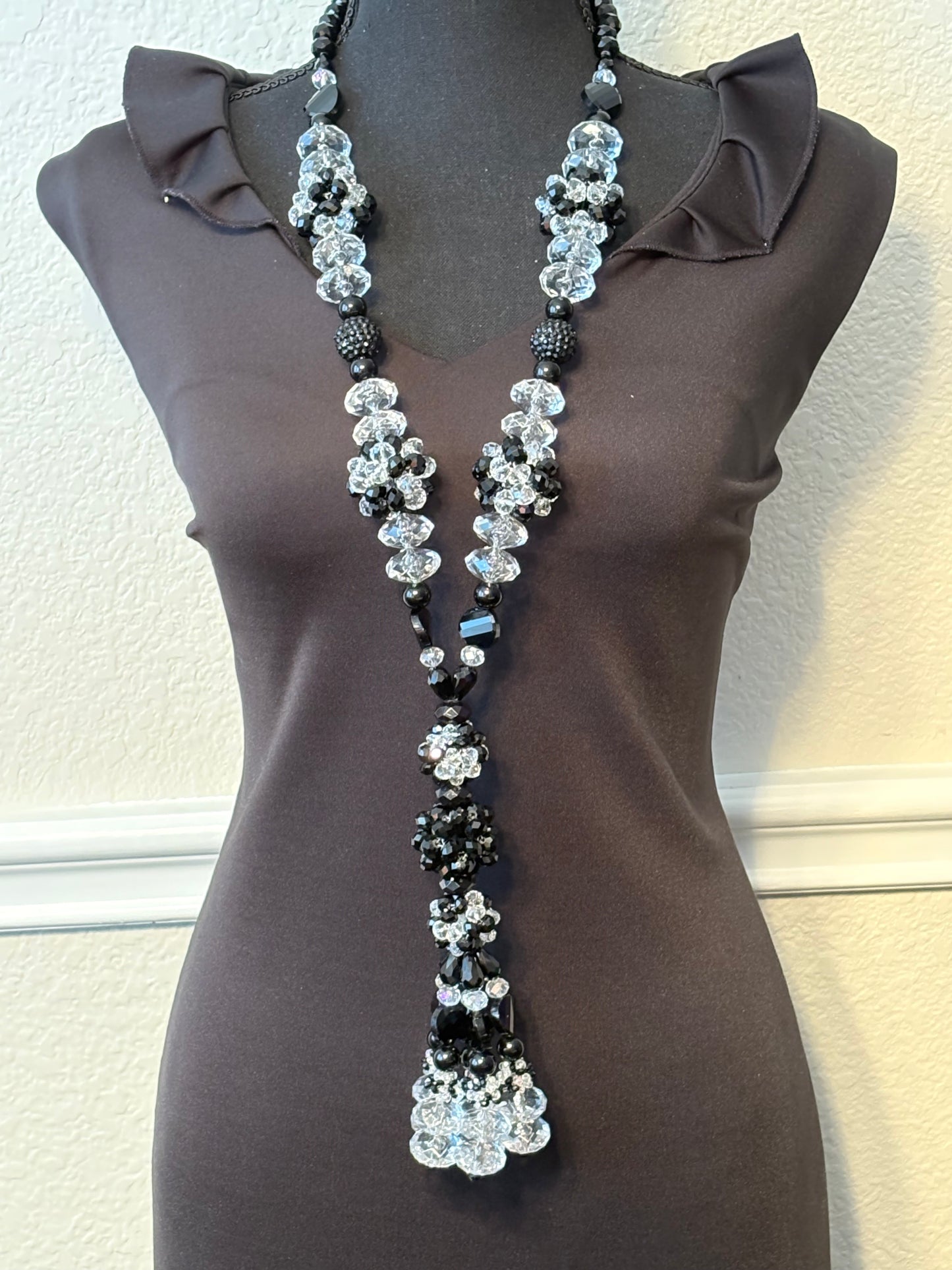 Black & Clear - Tassel