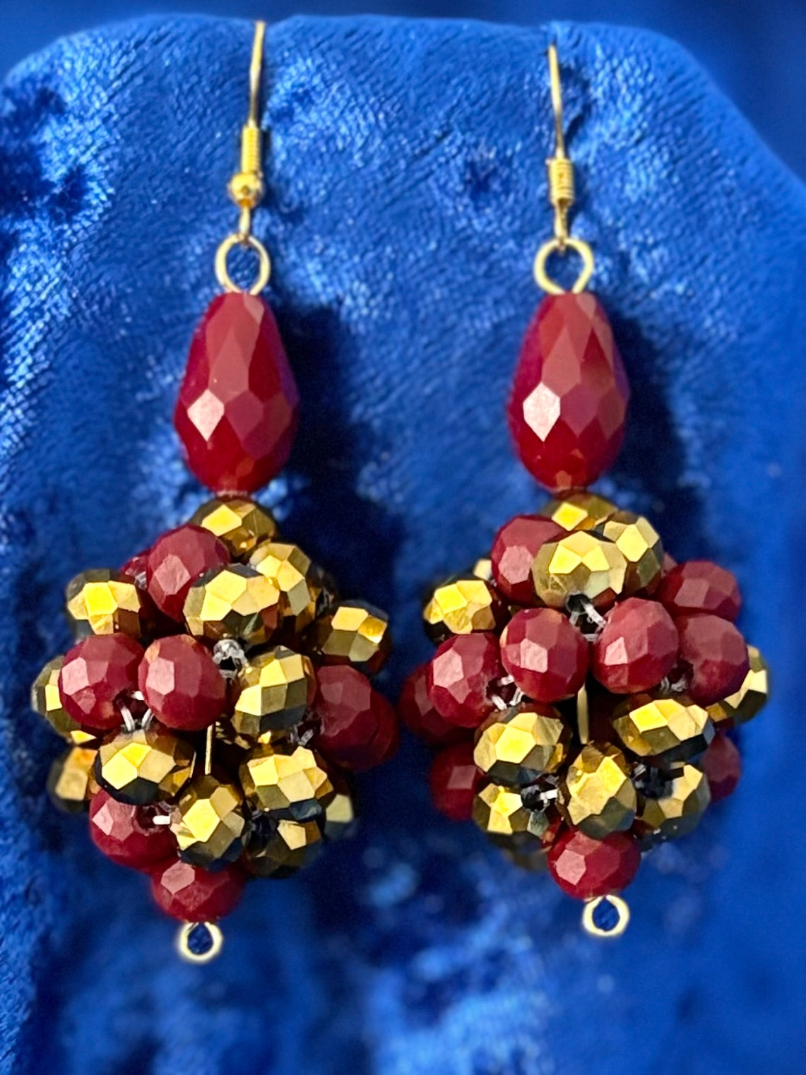 Burgundy & Gold - Tassel