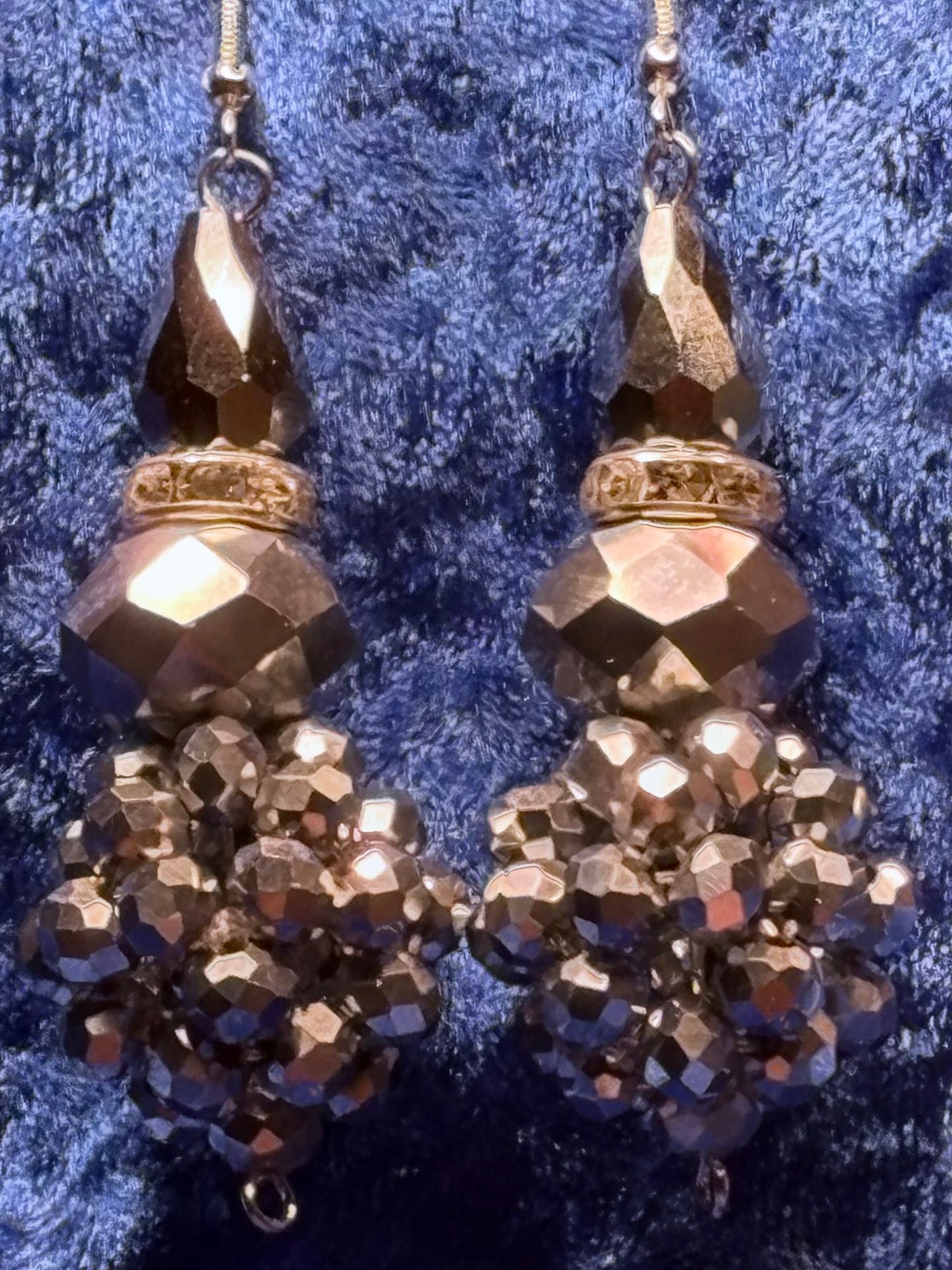 Silver Medium Bead Ball Earrings
