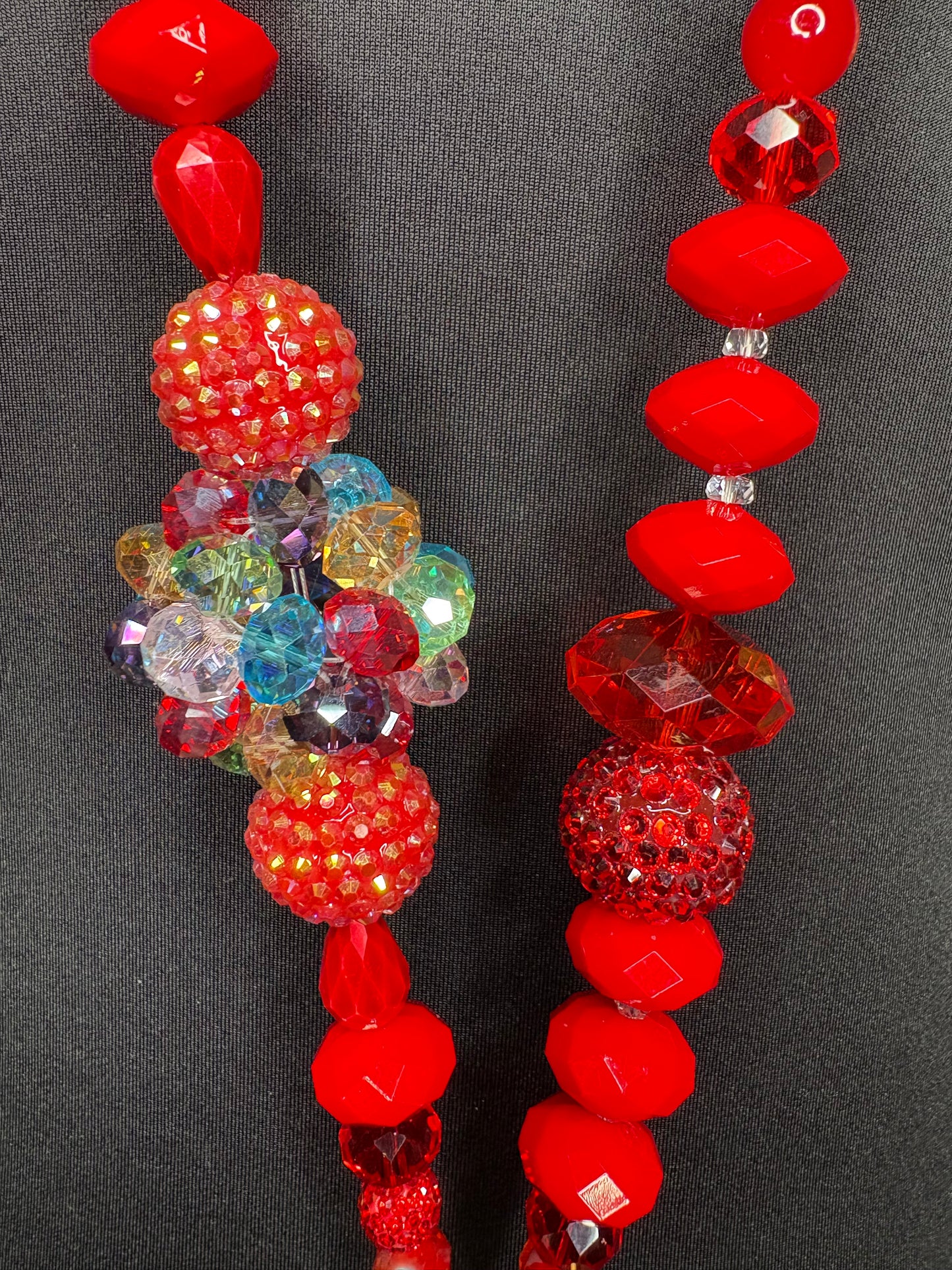 Red & Multicolored - Tassel