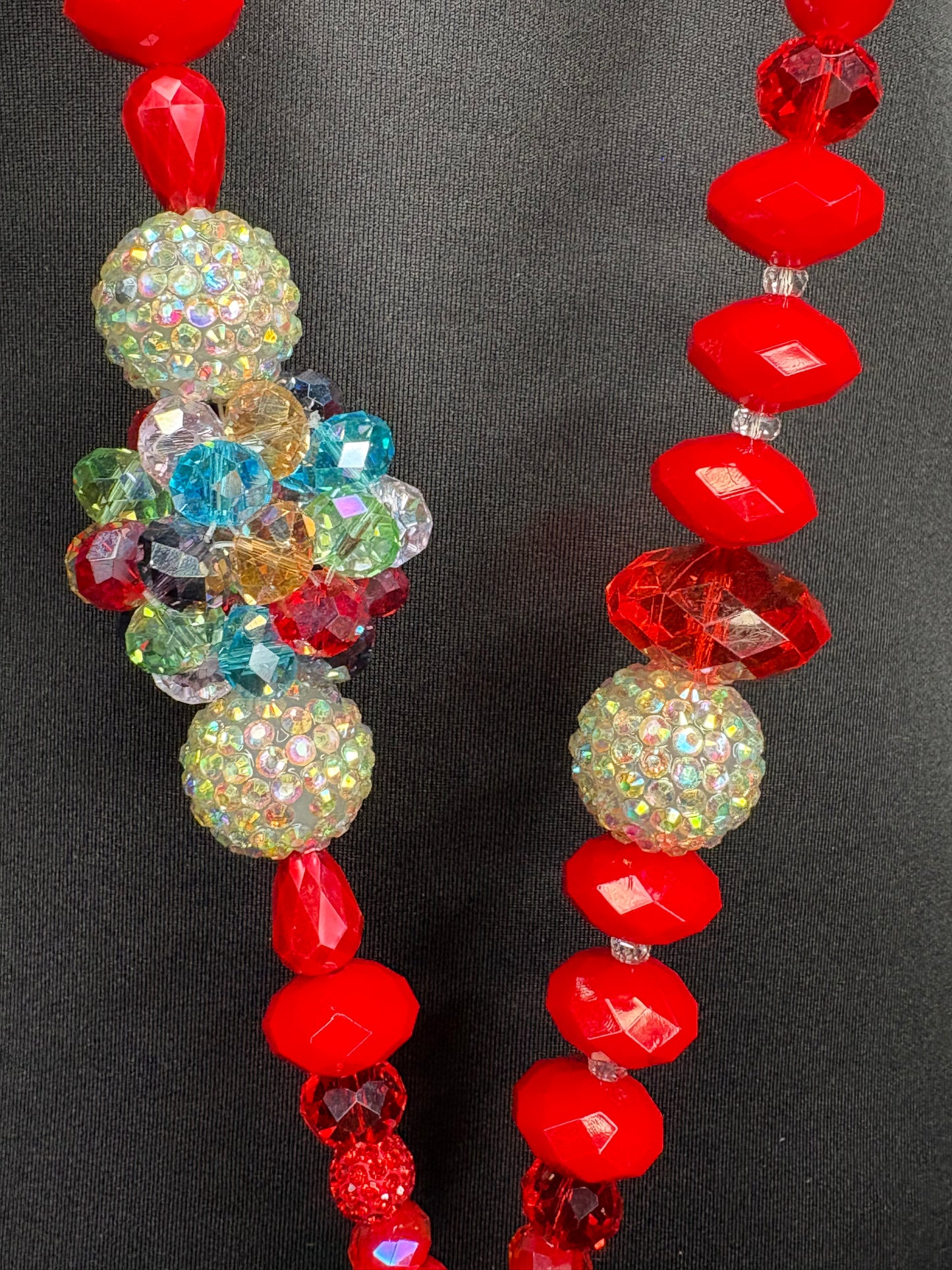 Red & Multicolored - Tassel