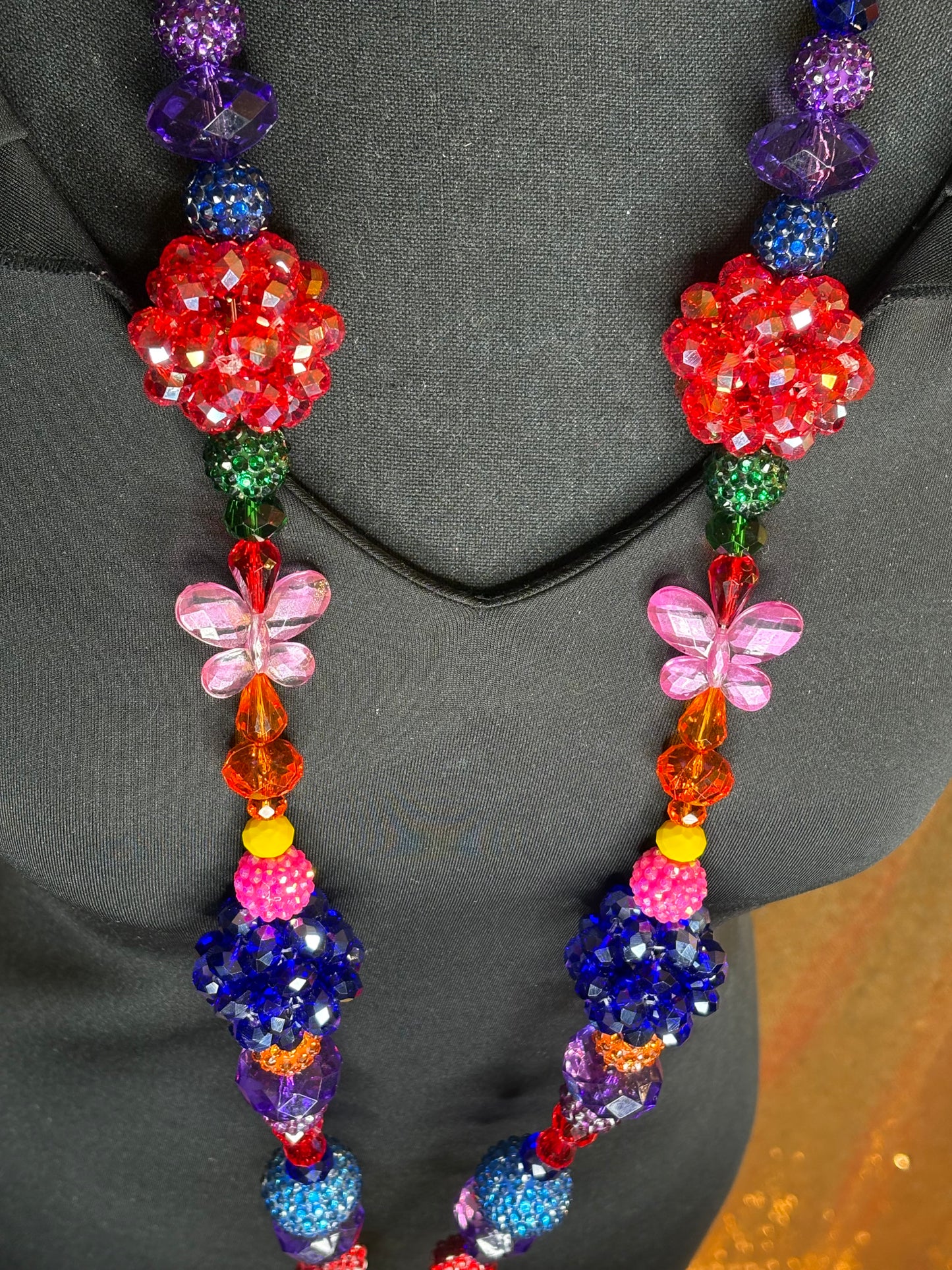 Rainbow Colored Candy - Tassel