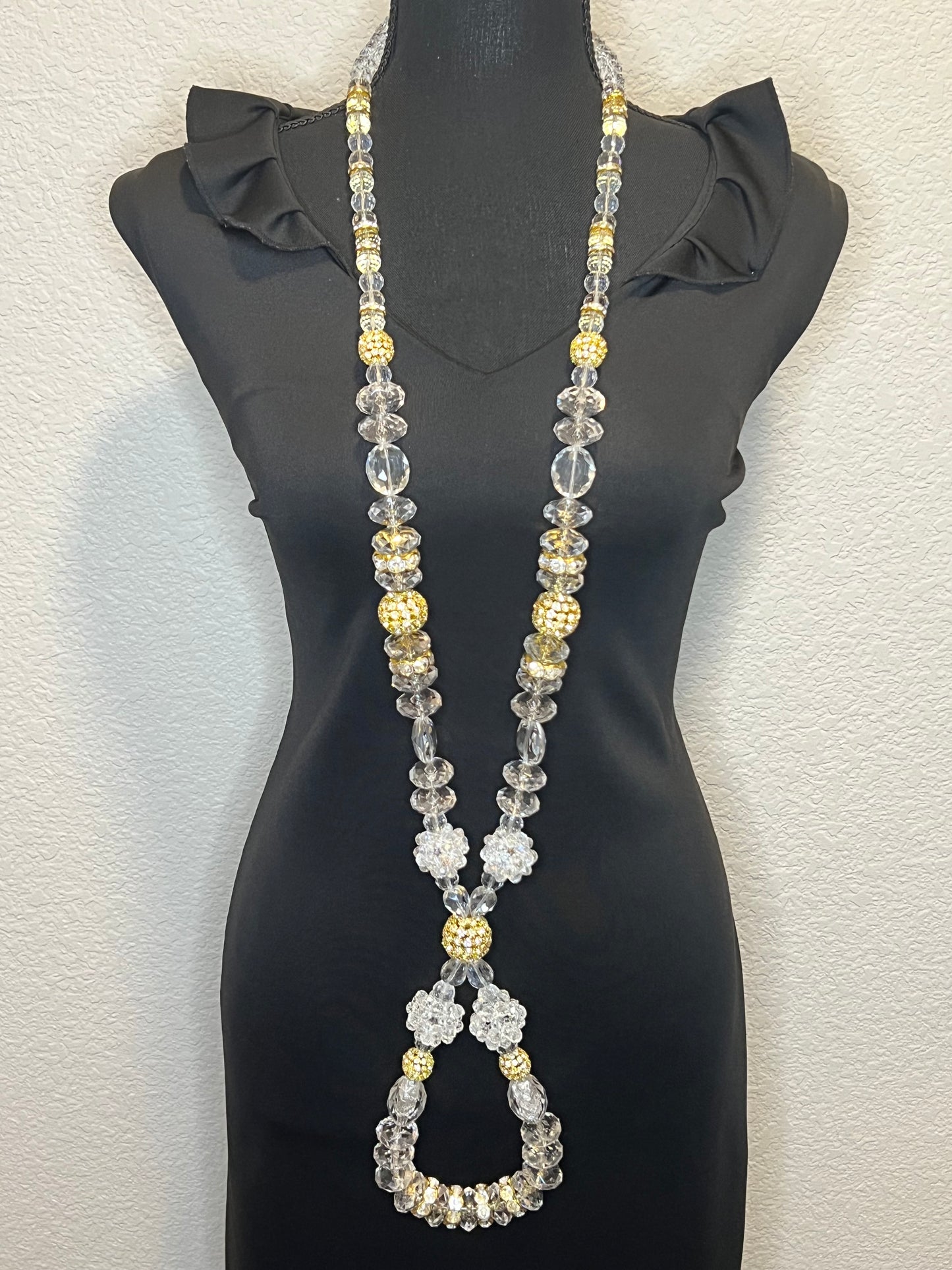 Clear & Gold - Tassel