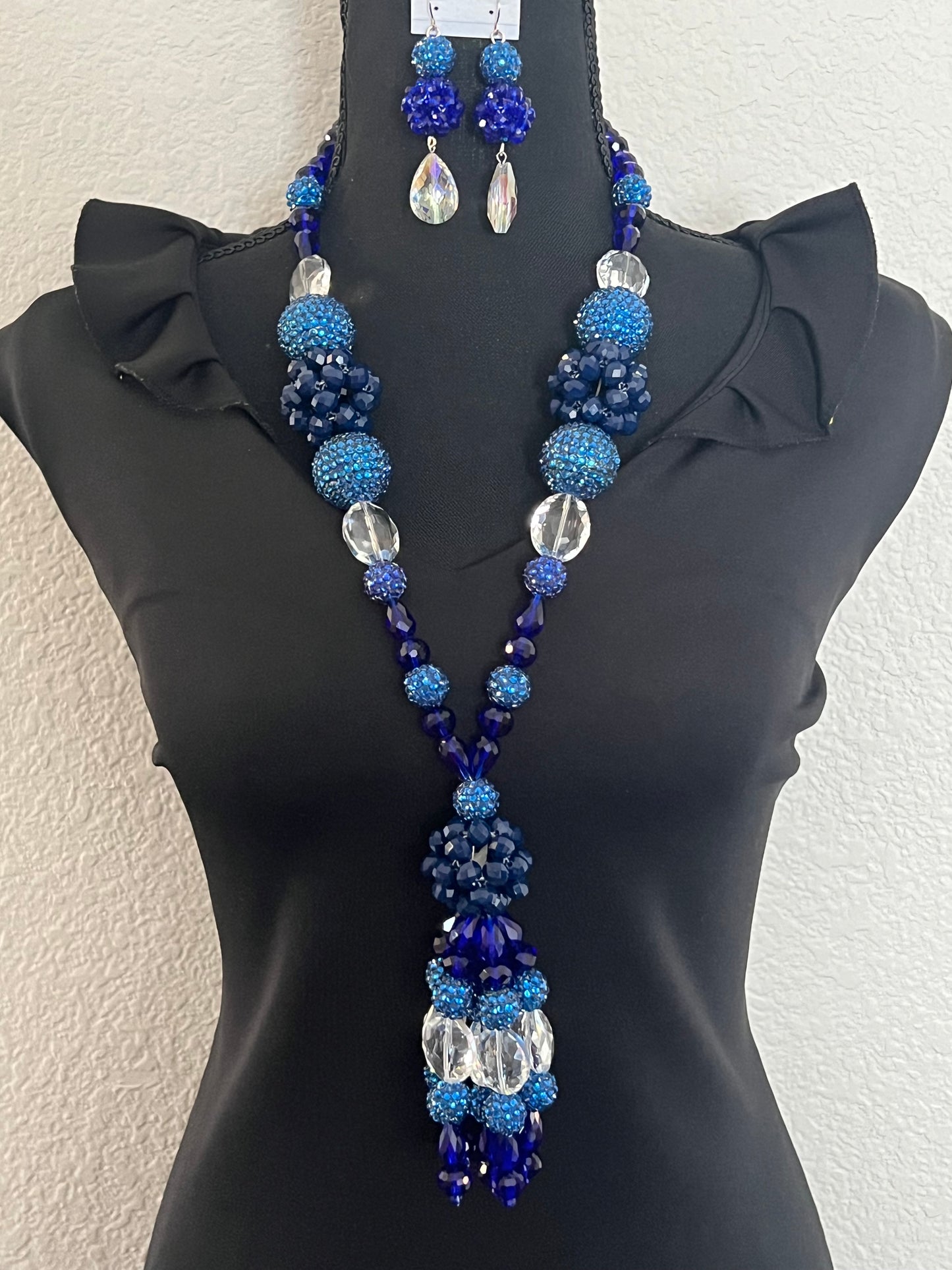 Blue & Clear - Tassel