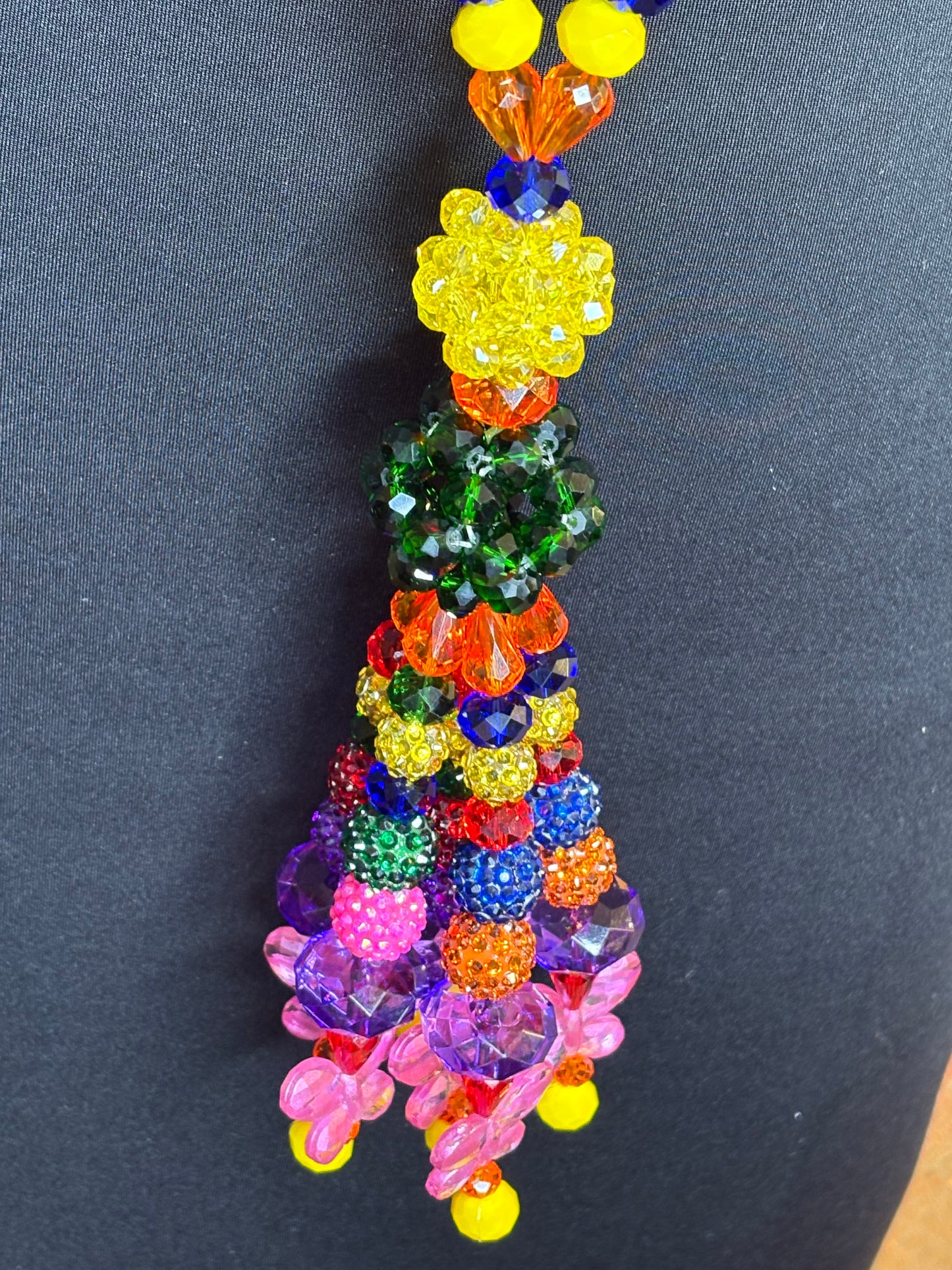Rainbow Colored Candy - Tassel