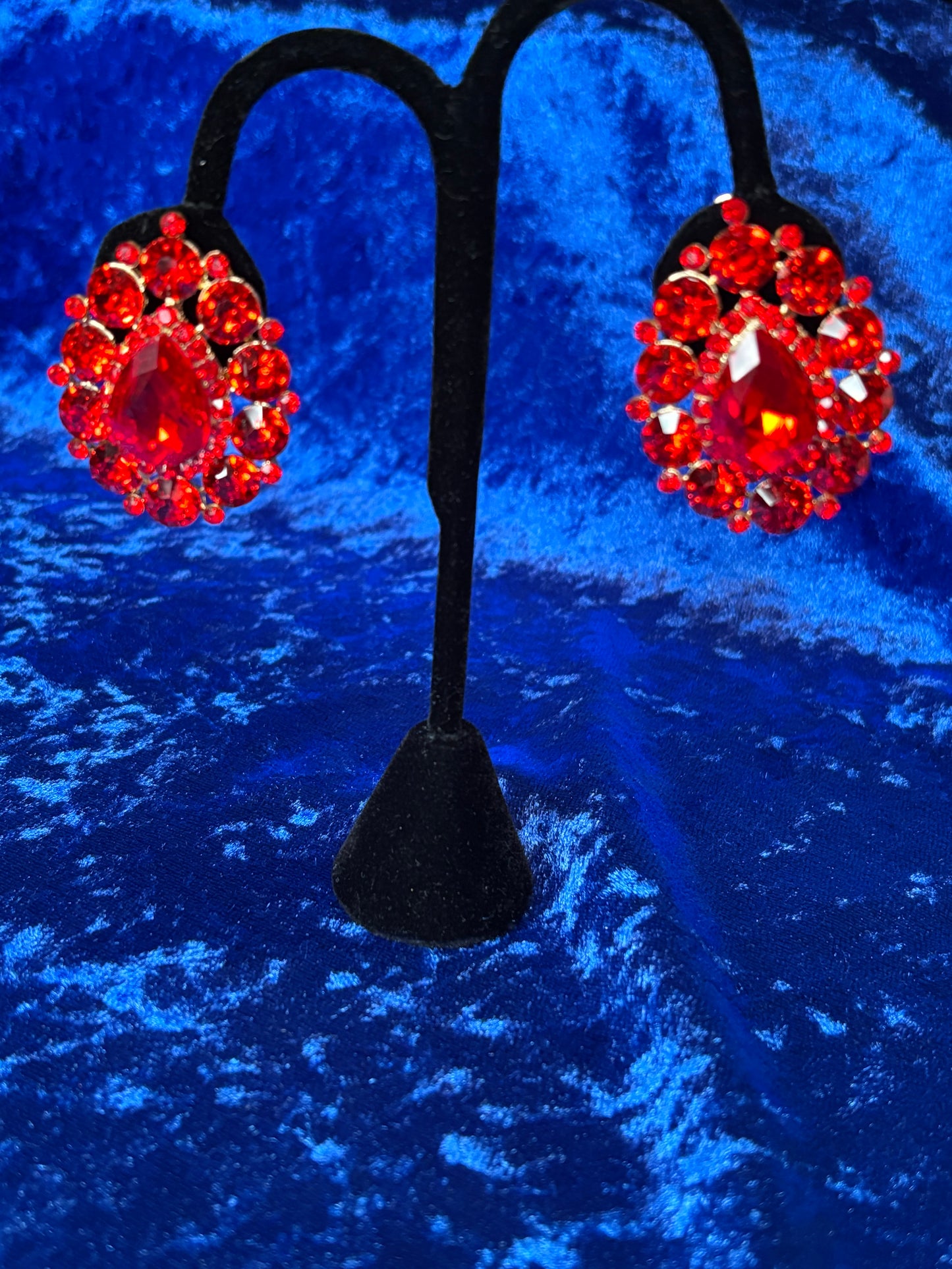 Tear Drop Clip-On Earrings