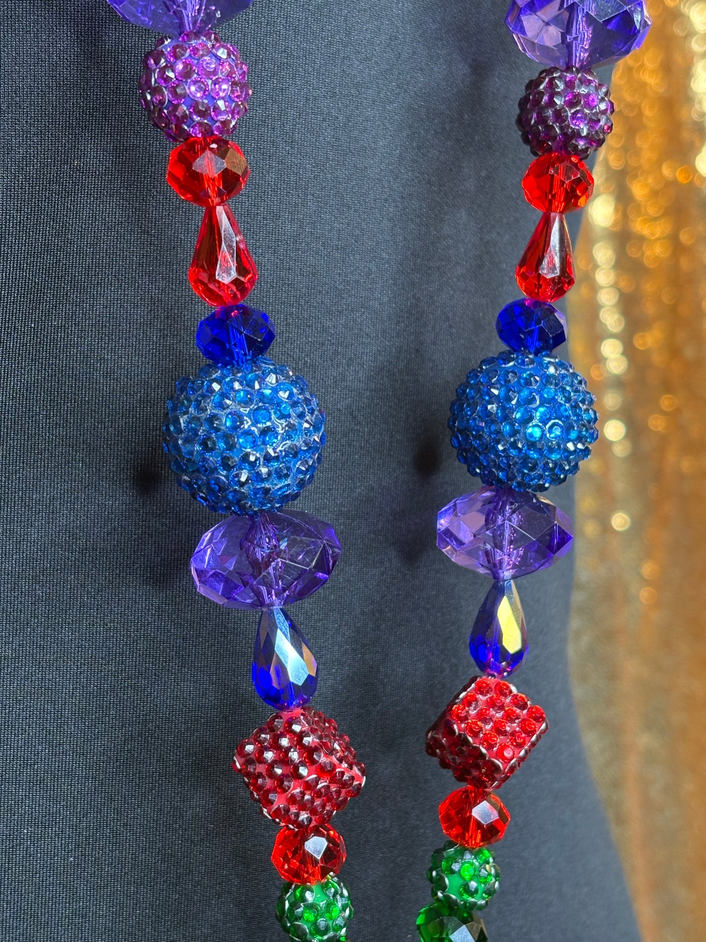 Rainbow Colored Candy - Tassel