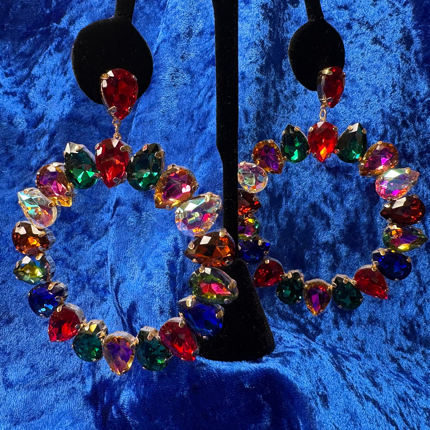Multicolored Post Earrings