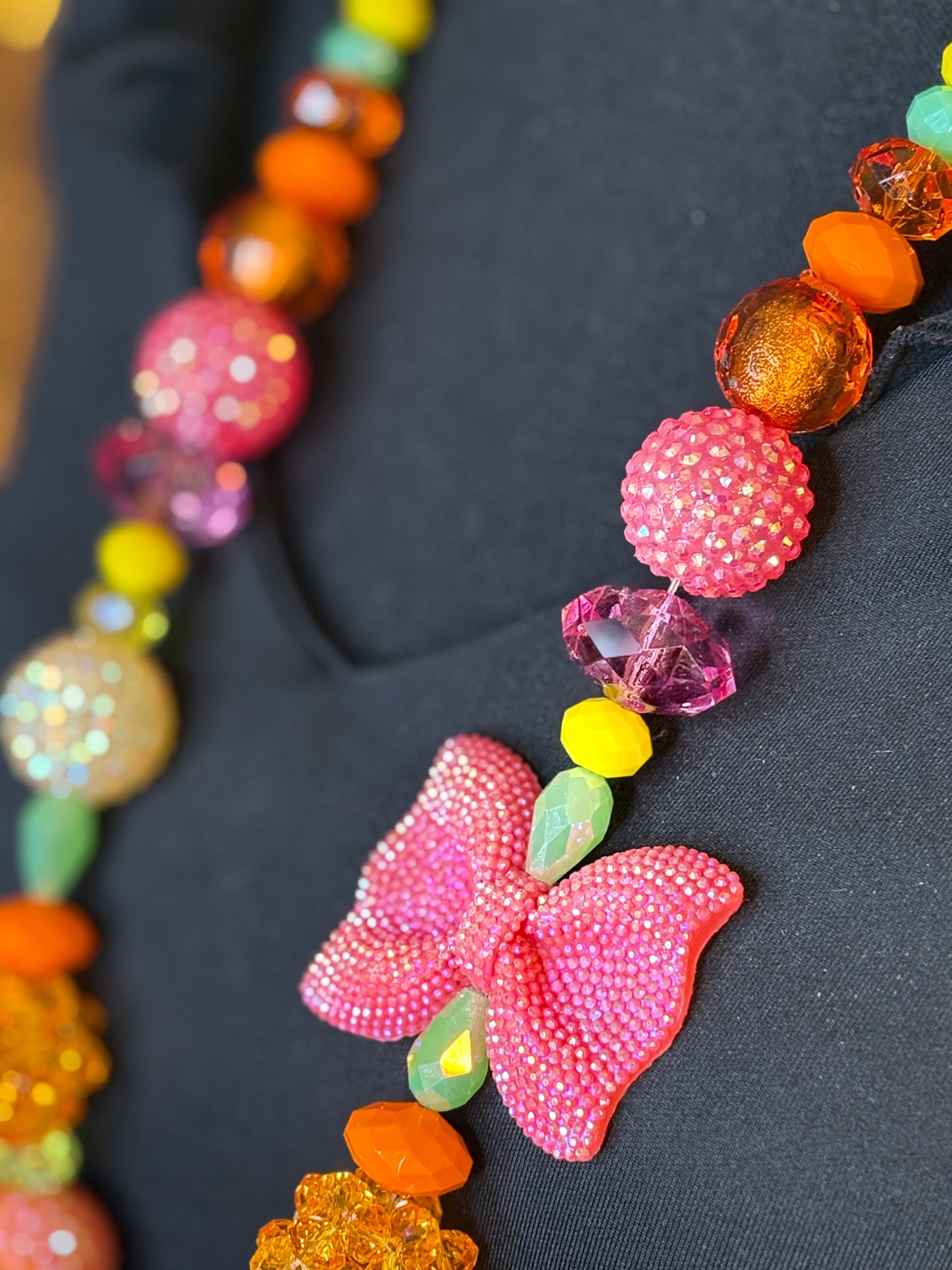 Multicolored Bow Candy - Tassel