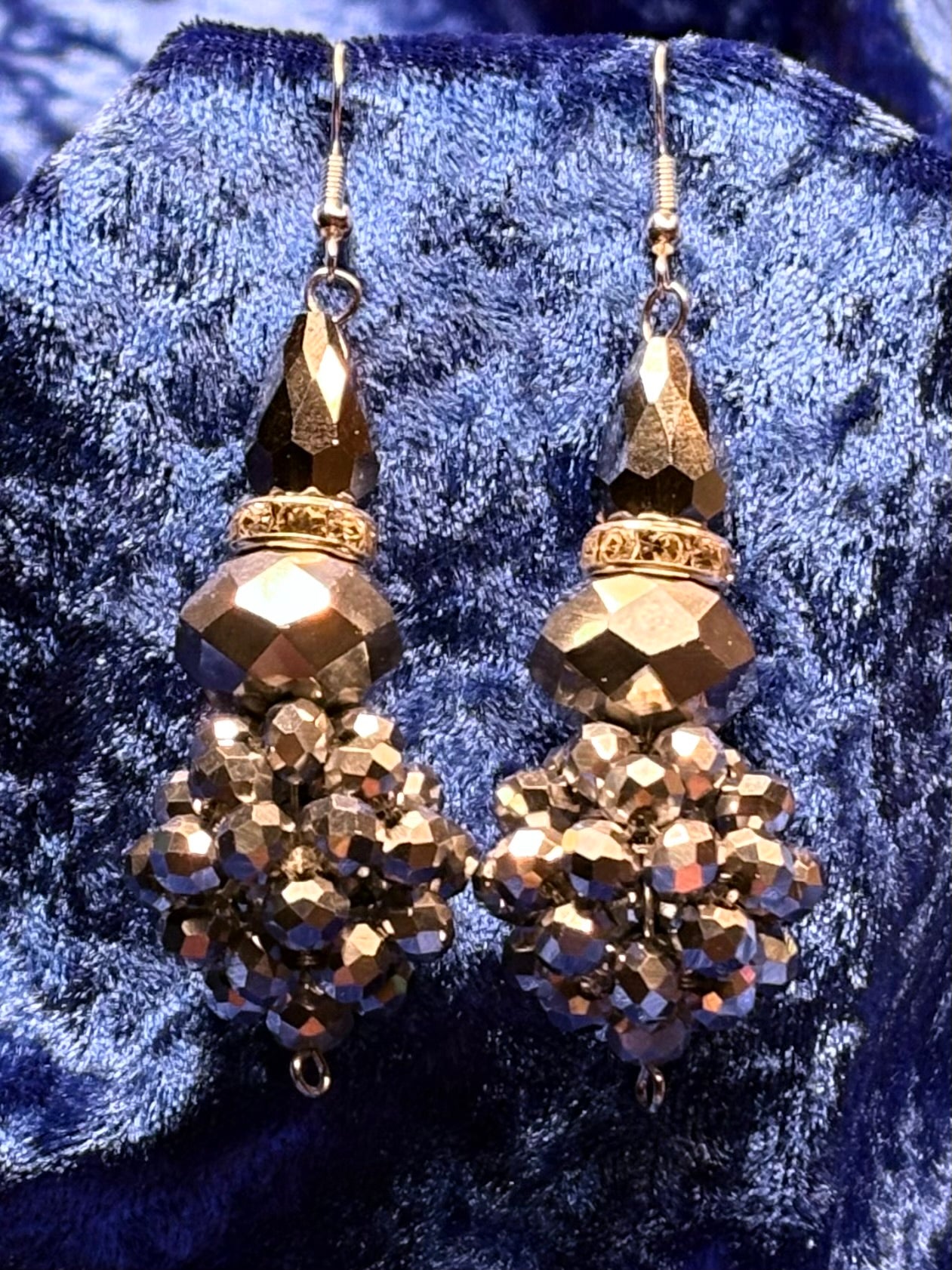Silver Medium Bead Ball Earrings