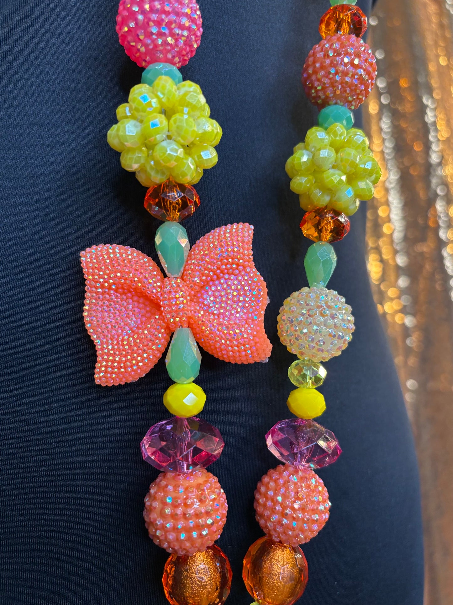 Multicolored Bow Candy - Tassel