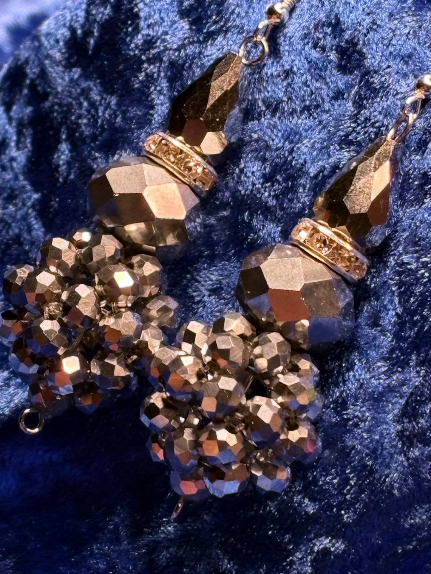 Silver Medium Bead Ball Earrings