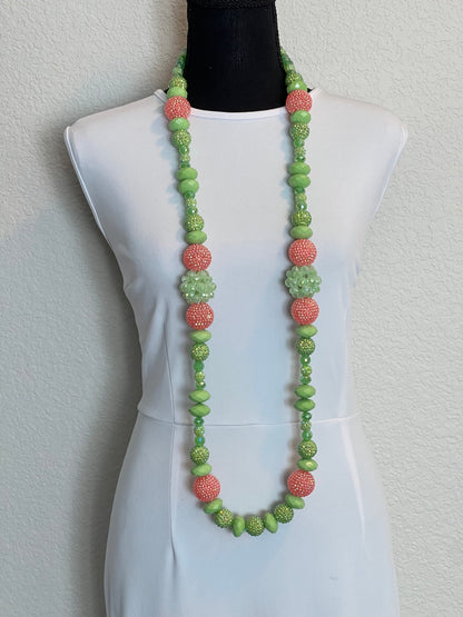 Green & Pink - Round