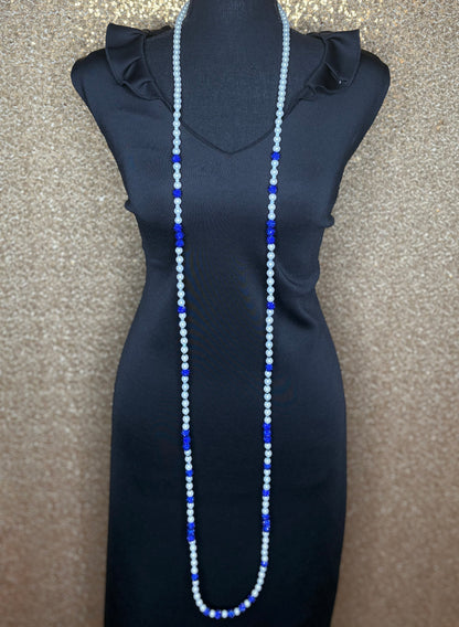 Blue & White - Round