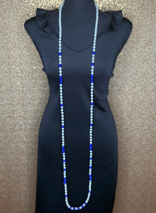 Blue & White - Round
