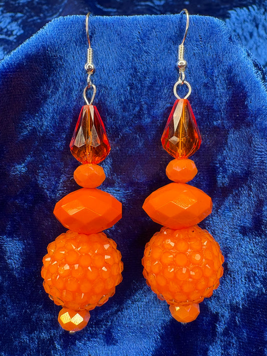 Orange Earrings