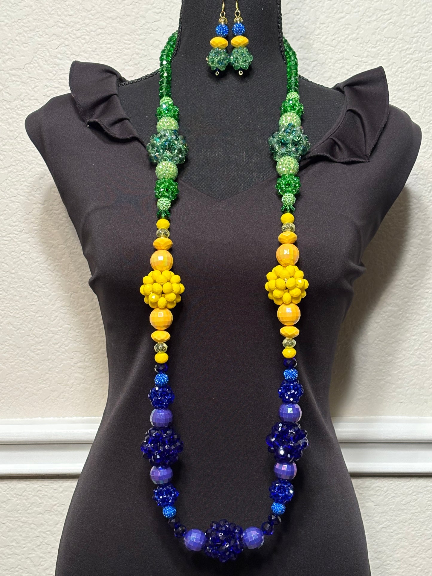 Green, Yellow, & Blue - Round