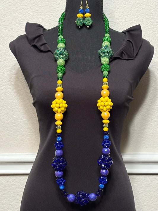 Green, Yellow, & Blue - Round