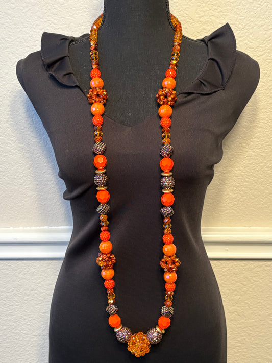 Orange & Gold - Round