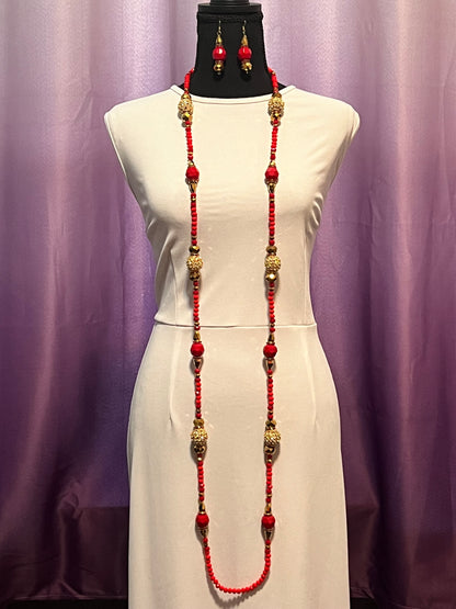Red & Gold - Round