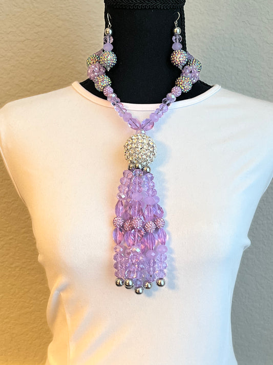 Lavender & Silver - Tassel