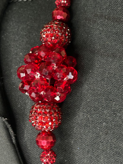 Burgundy & Gold - Tassel