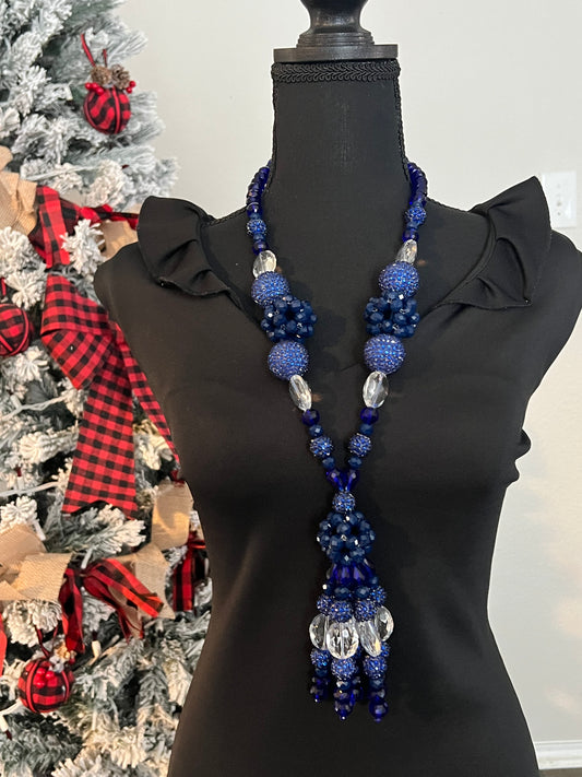 Blue & Clear - Tassel