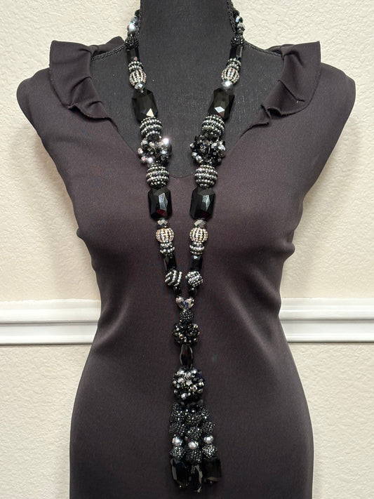 Black & Silver - Tassel