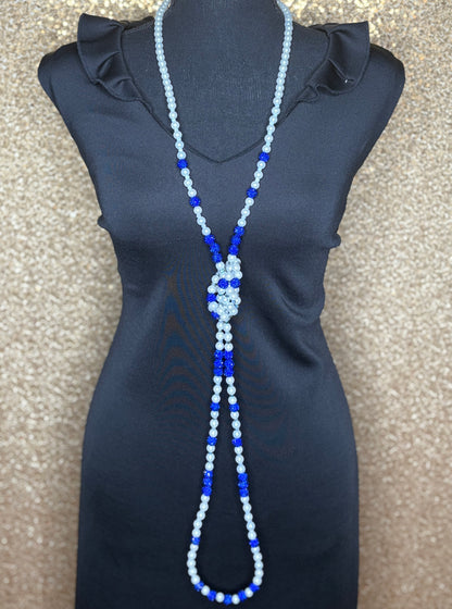Blue & White - Round