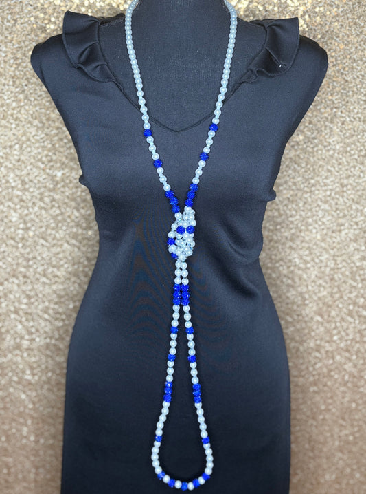 Blue & White - Round