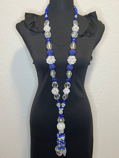 Blue & Clear - Tassel