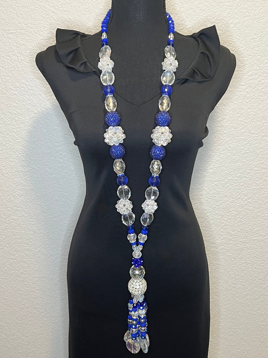 Blue & Clear - Tassel