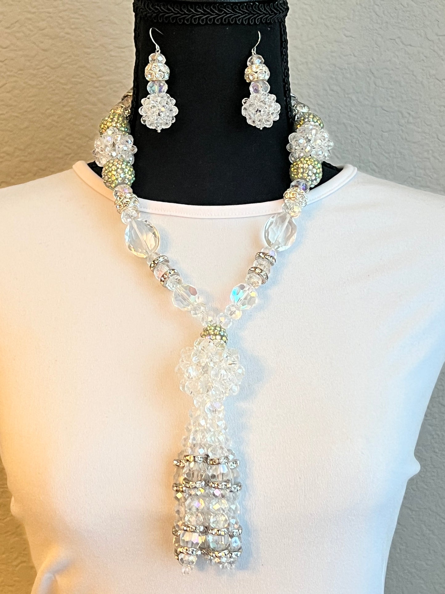 Clear & Silver - Tassel