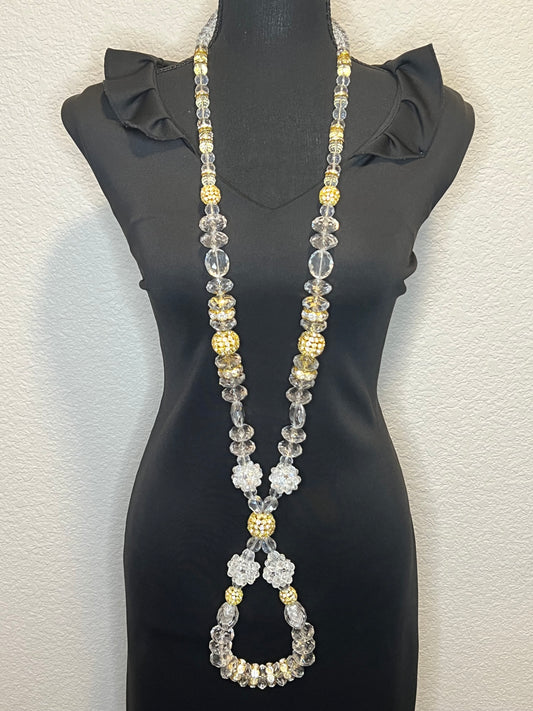 Clear & Gold - Tassel