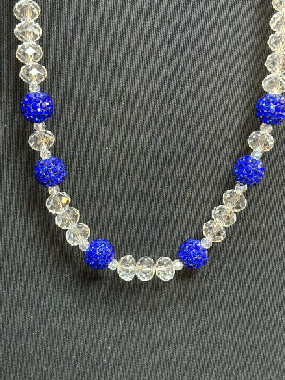 Clear & Blue - Round