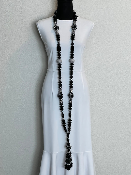 Black & Silver - Tassel