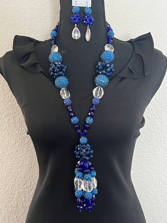 Blue & Clear - Tassel