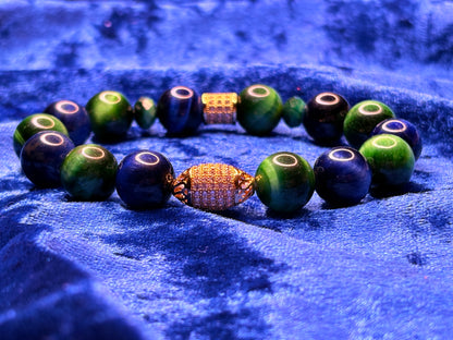 Blue & Green Multicolored - Bracelet