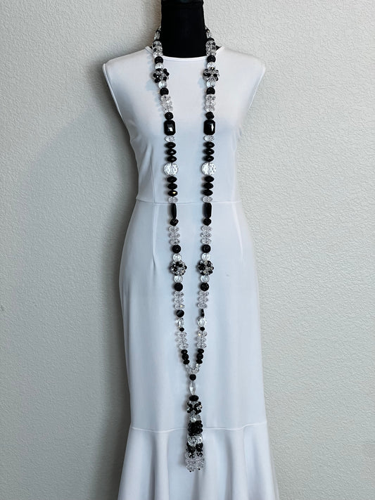 Black & Clear - Tassel