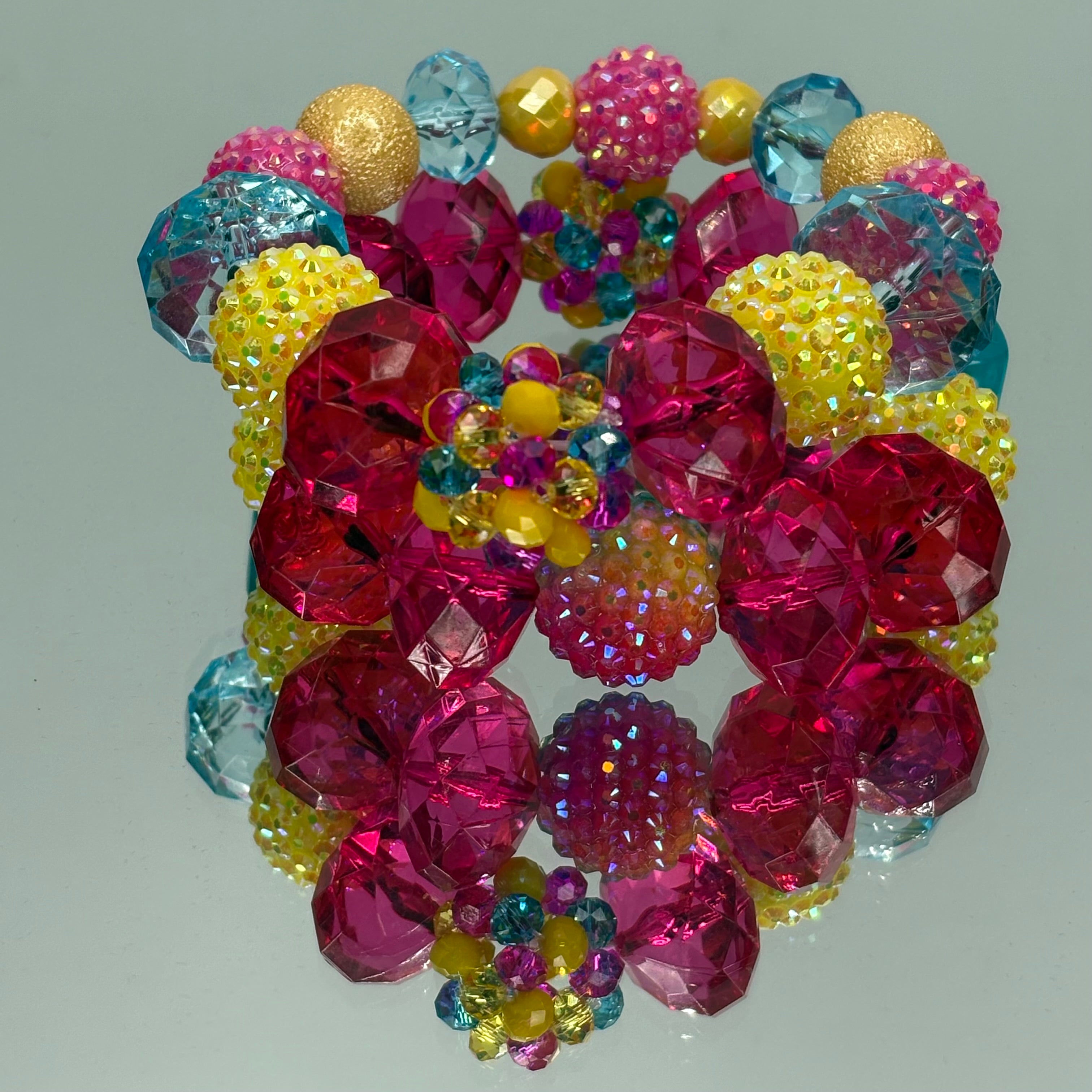Custom-Matching Bracelet (Chunky Beads)