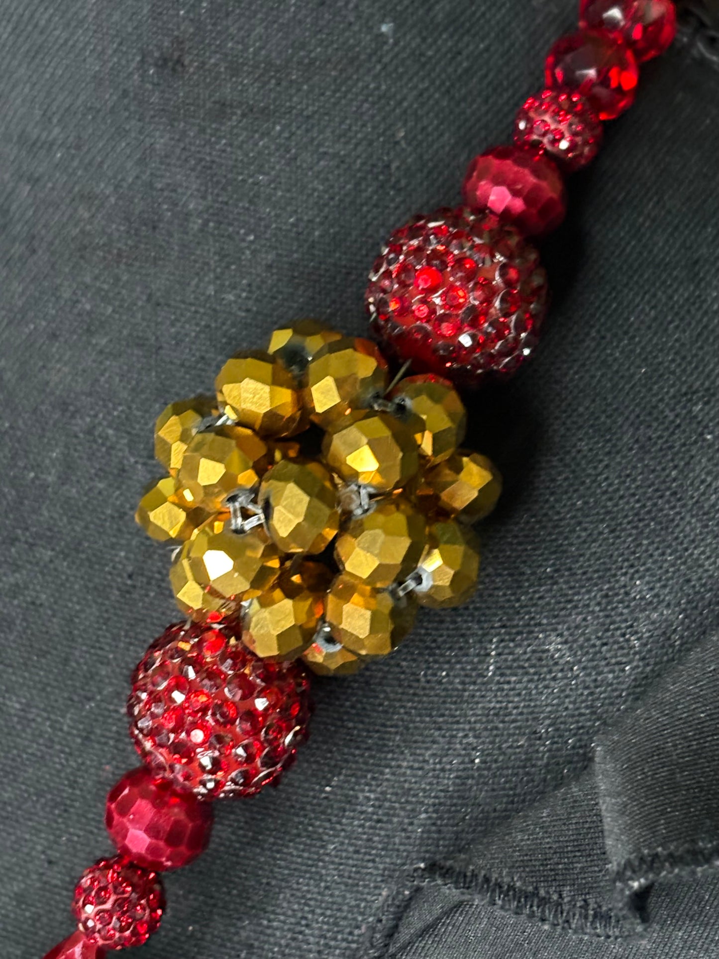 Burgundy & Gold - Tassel