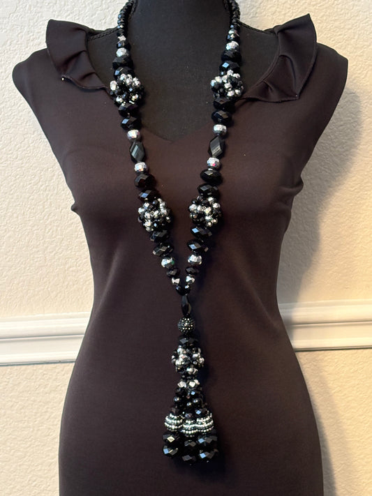 Black & Silver - Tassel