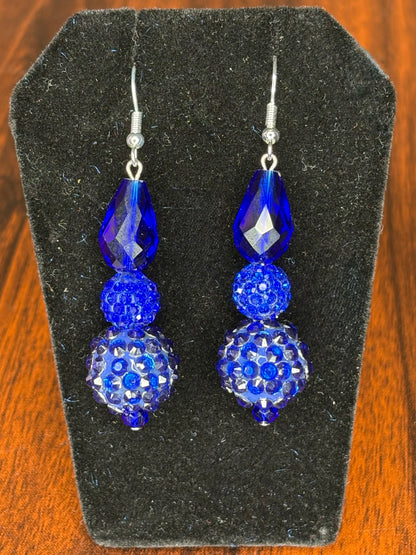 Royal Blue & Silver - Tassel