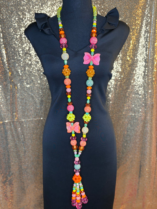 Multicolored Bow Candy - Tassel
