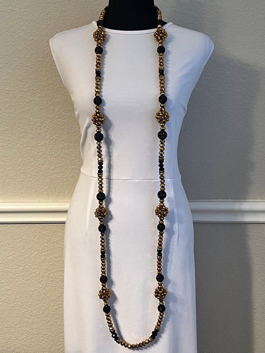 Gold & Black - Round
