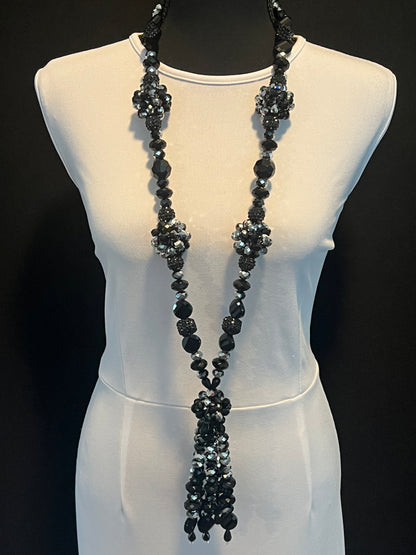 Black & Silver - Tassel