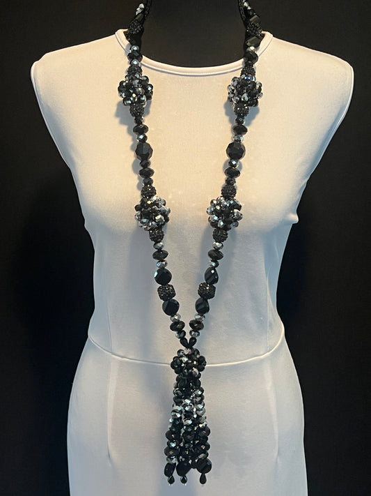 Black & Silver - Tassel