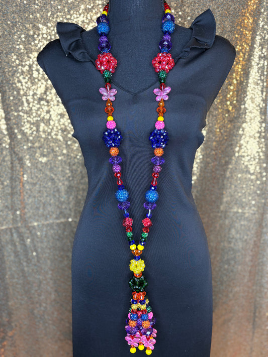 Rainbow Colored Candy - Tassel