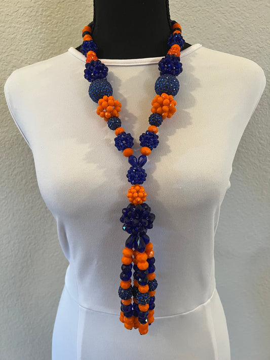 Blue & Orange - Tassel
